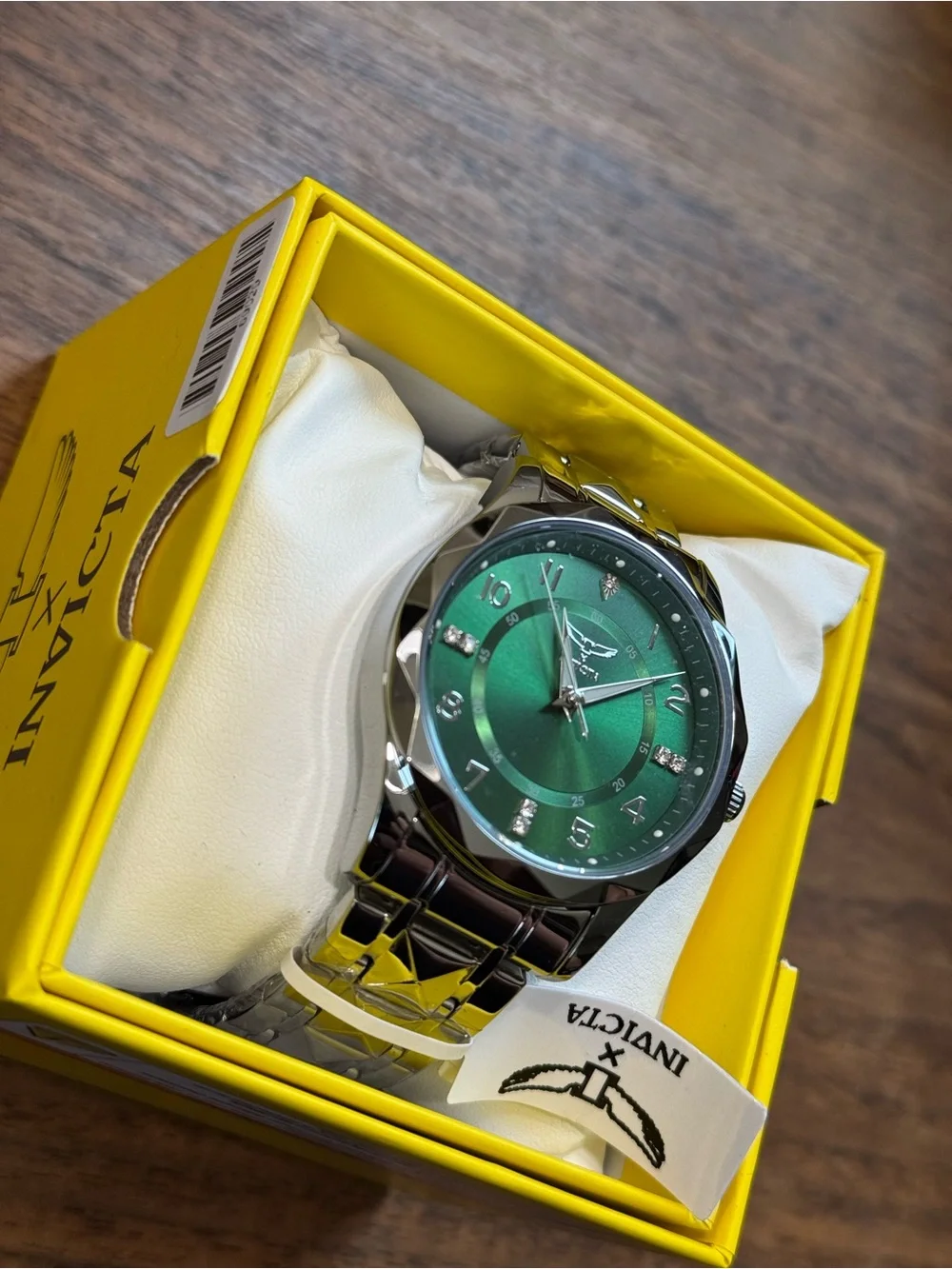 New Invicta Men’s Steel Green 41mm Watch